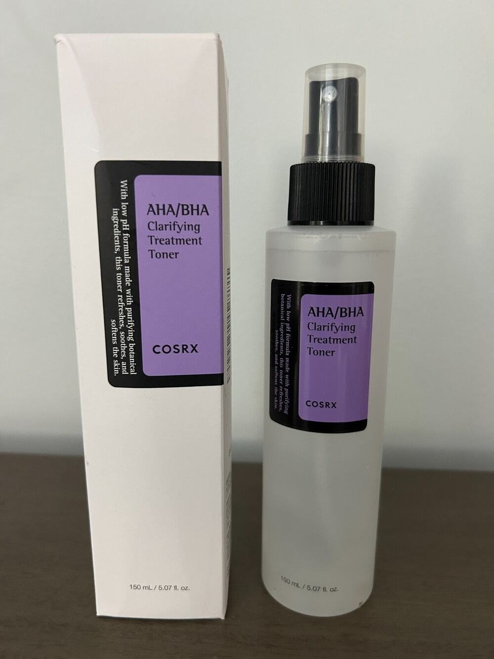 COSRX AHA/BHA Clarifying Facial Exfoliating Treatment Toner 5 oz EXP 2/27 NIB